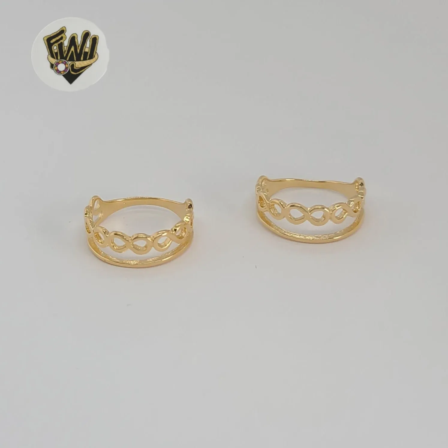 (1-3063-3) Gold Laminate - Double Infinity Ring - BGF