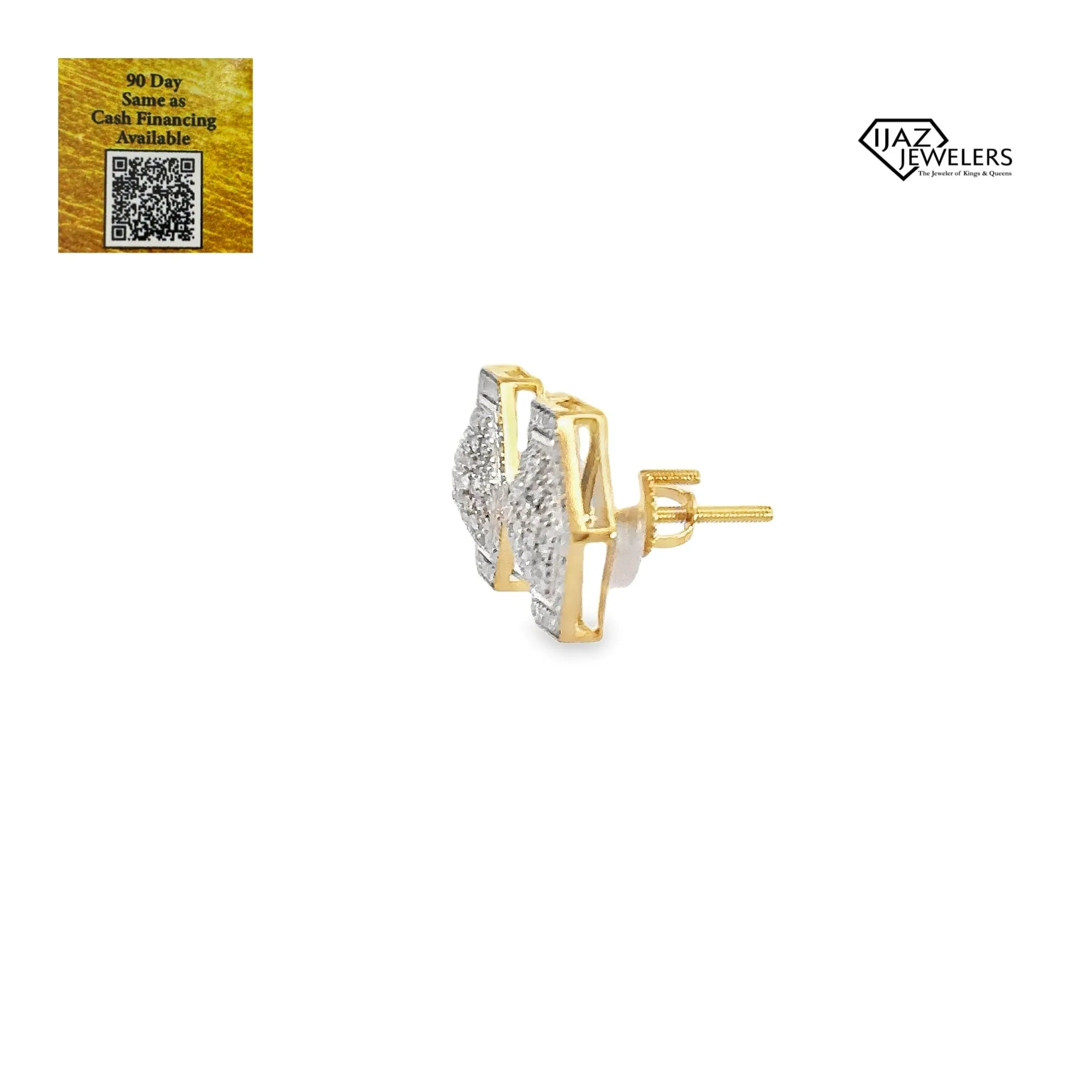 10K Gold 0.49 CTW Diamond Earrings