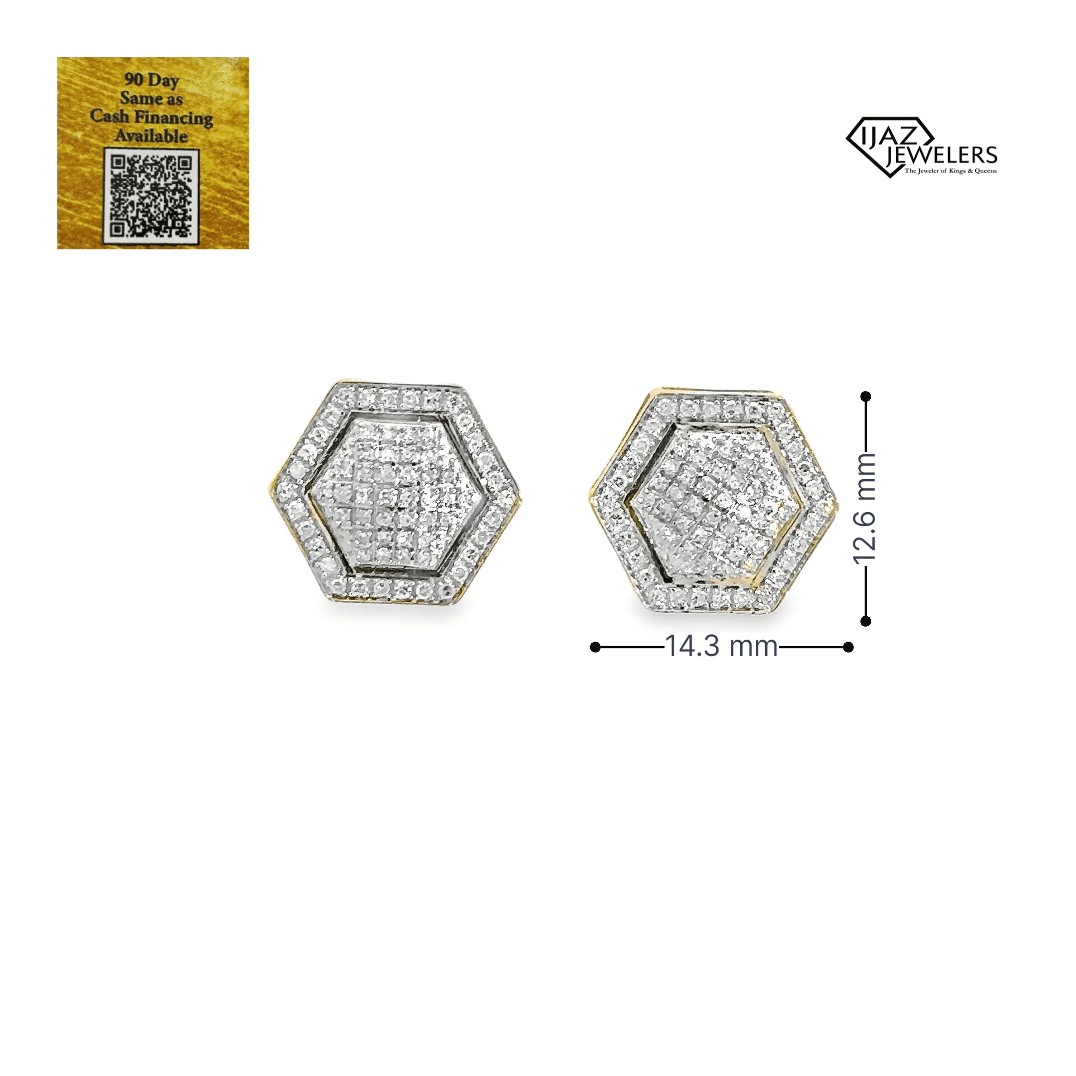 10K Gold 0.49 CTW Diamond Earrings