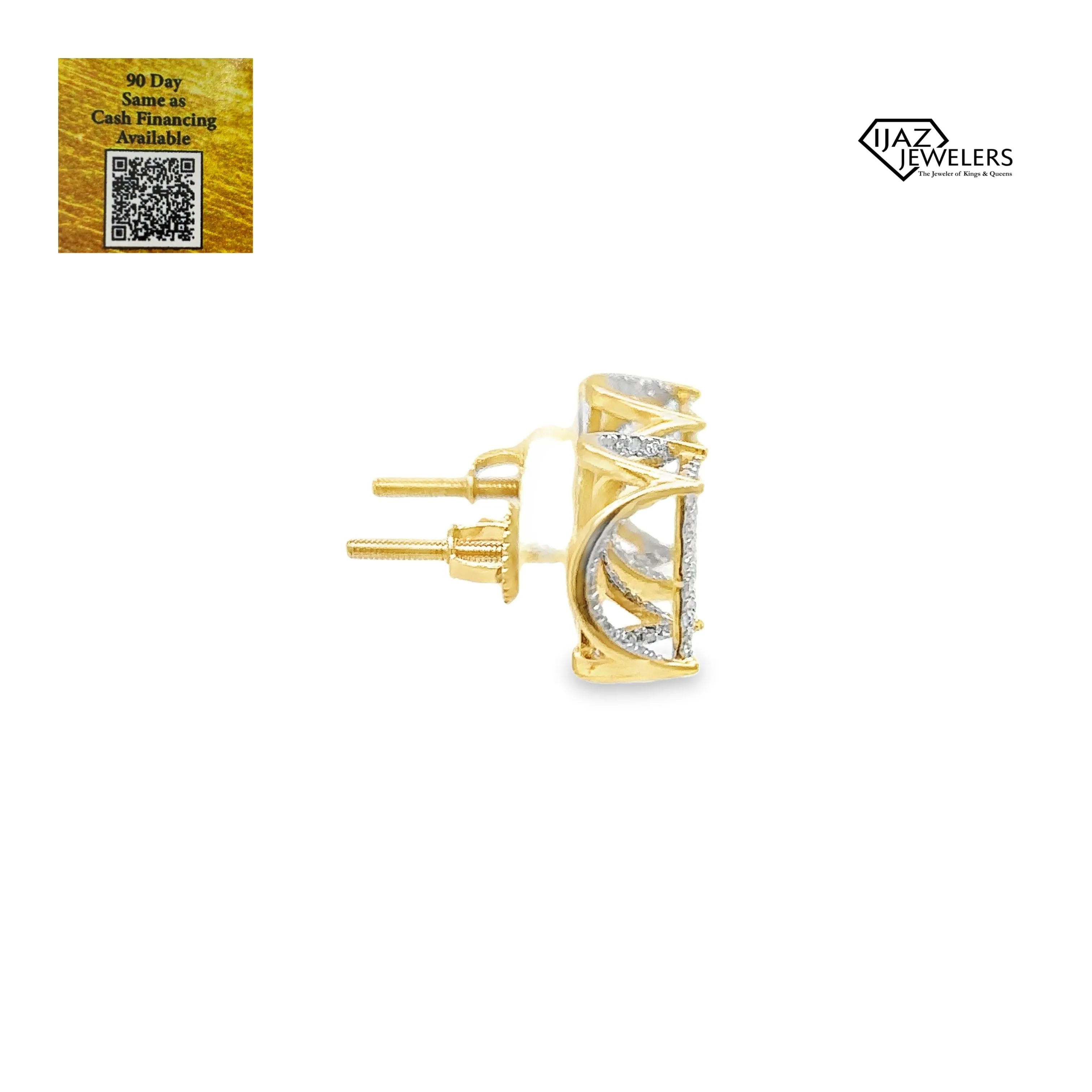 10K Gold 0.59 CTW Diamond Earrings