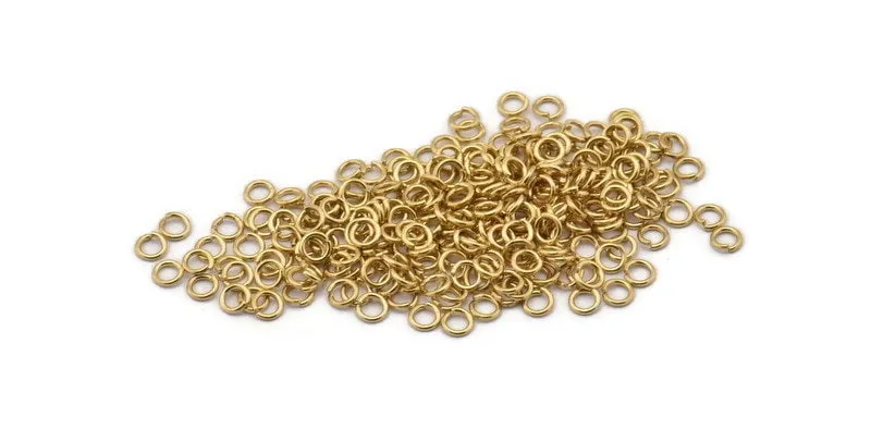 3mm Jump Rings - 250 Raw Brass Jump Ring (3x0.60mm) ( A0395 )