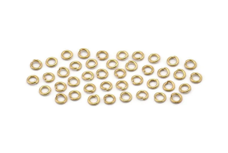 3mm Jump Rings - 250 Raw Brass Jump Ring (3x0.60mm) ( A0395 )