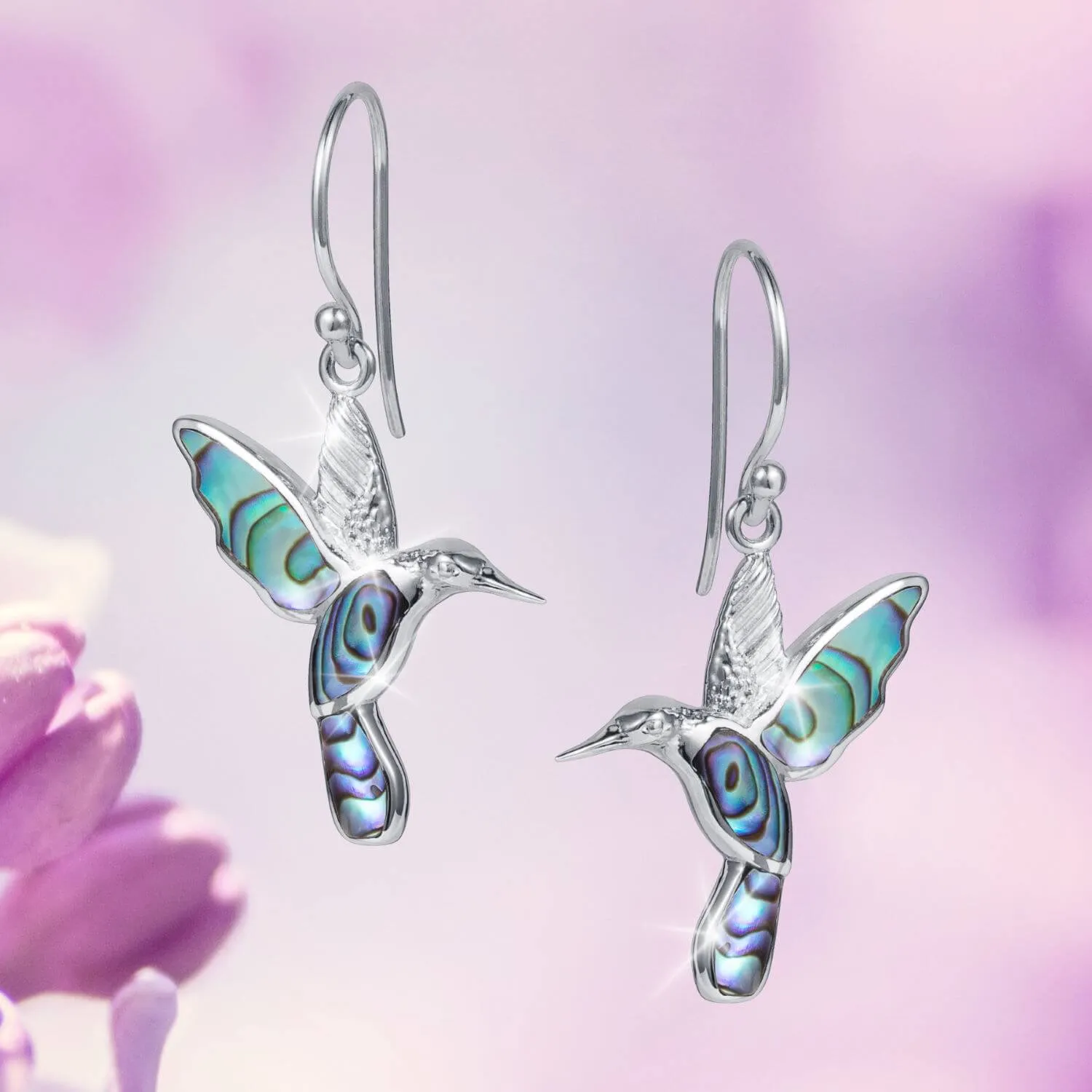 Abalone Hummingbird 3 Piece Set