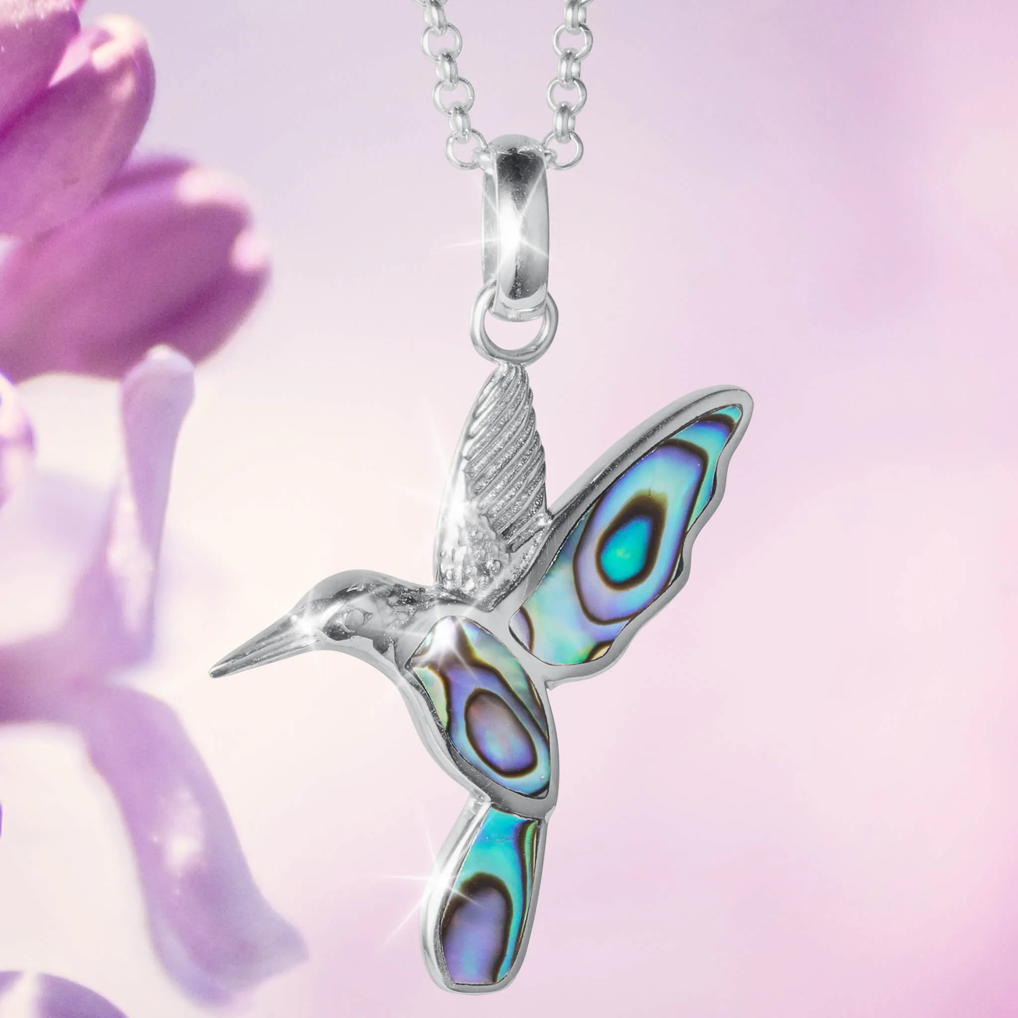 Abalone Hummingbird 3 Piece Set