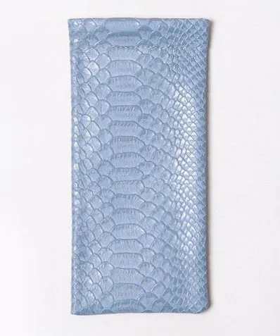 Alligator Glasses Pouch - Blue