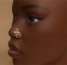 Ambitious Cubic Zirconia Nose Stud Piercing