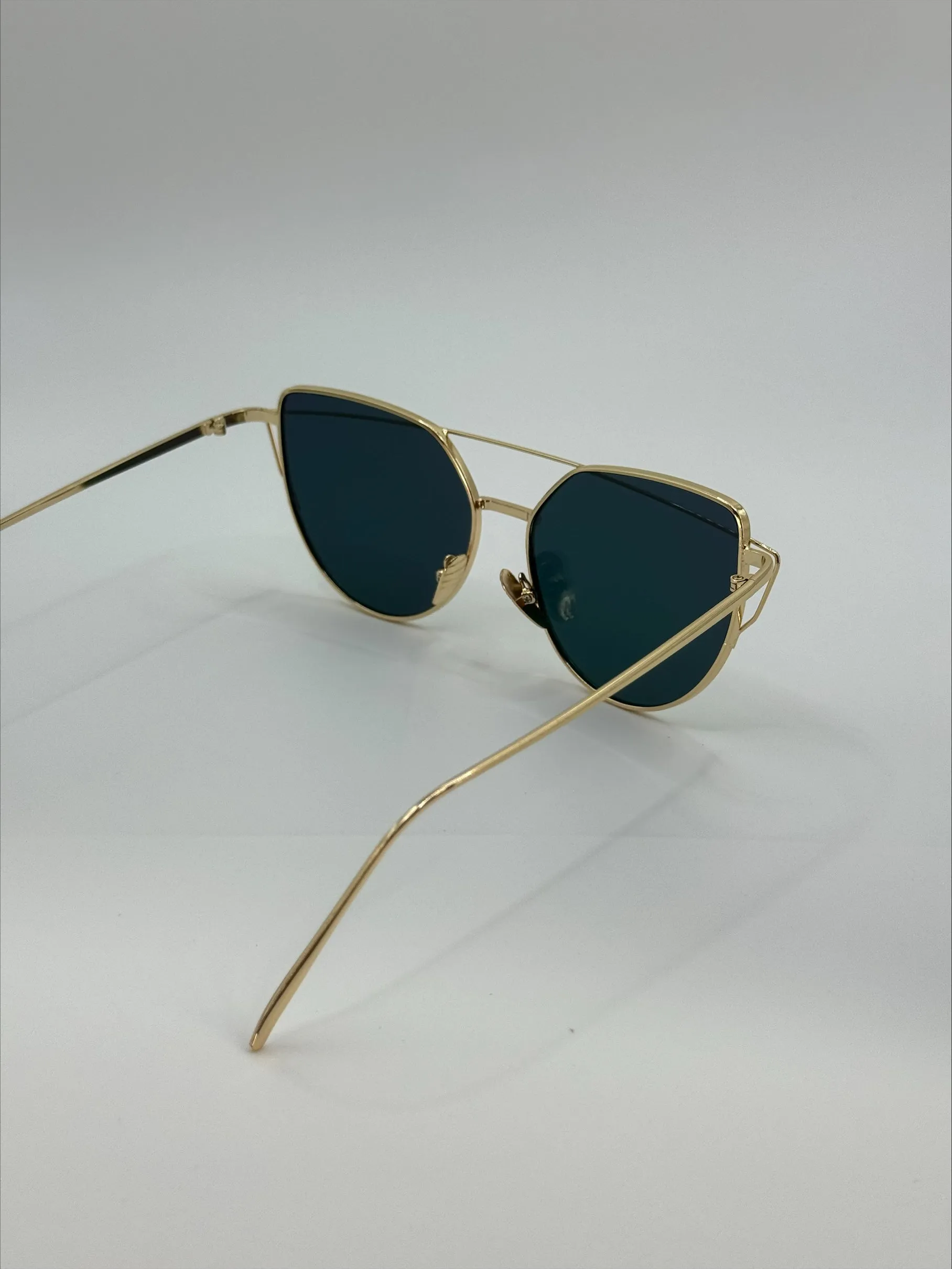 Annie Gold/Mirror tint Sunglasses