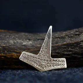 Asgard Hammered Hammer Pendant - Silver