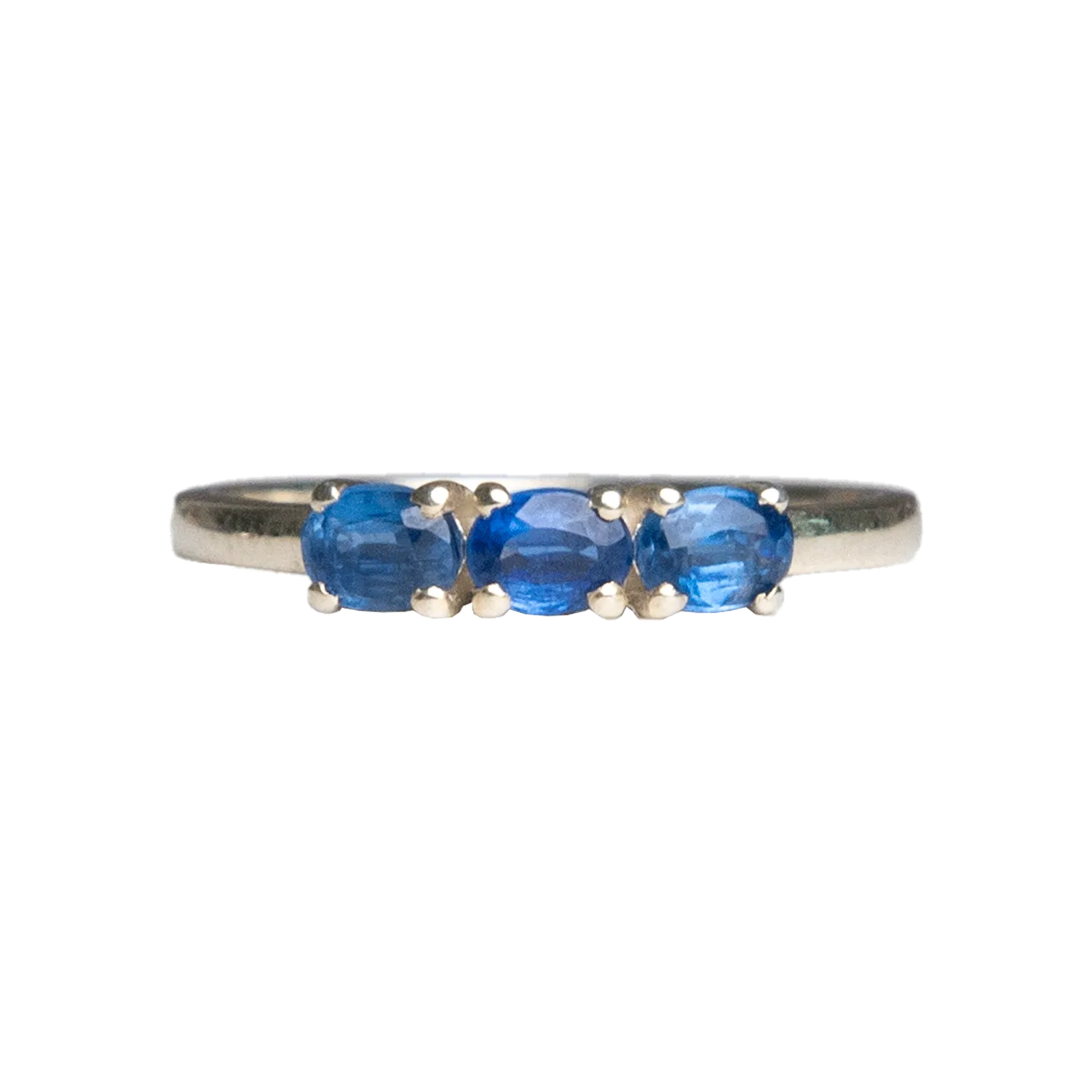 Blue Kyanite Faceted Ring