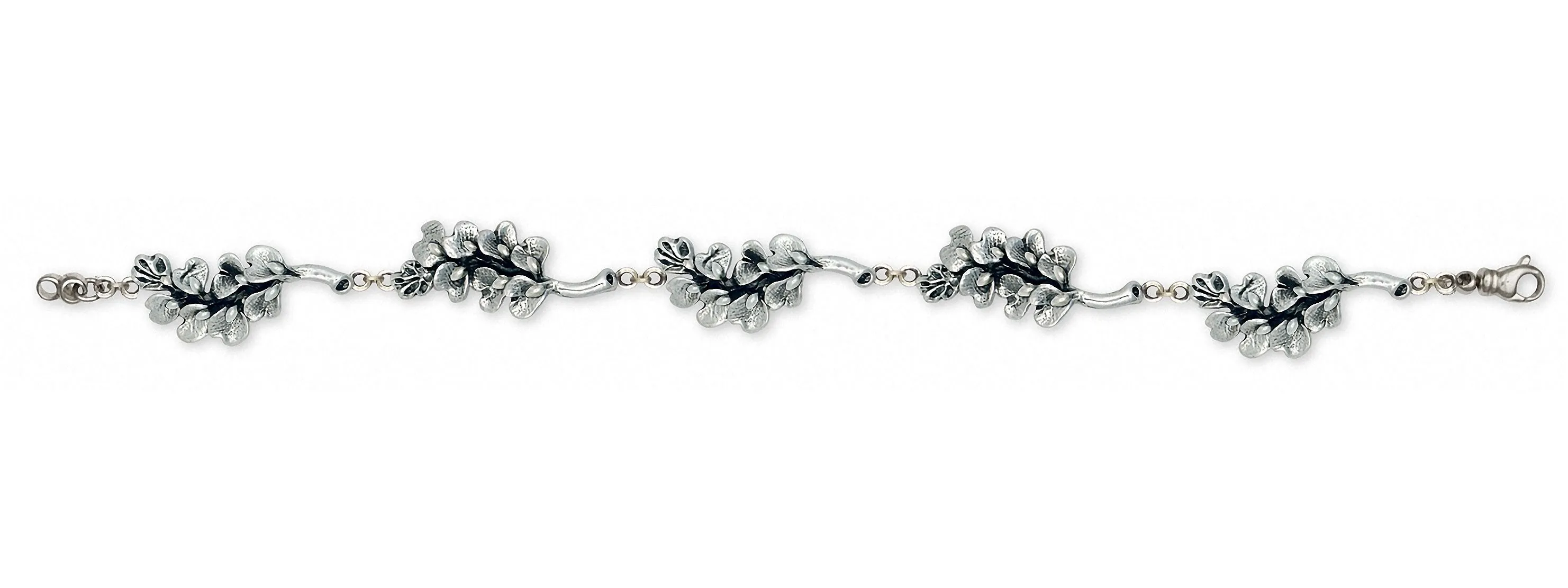 Bluebonnet Bracelet Jewelry Sterling Silver Handmade Texas Wildflower Bracelet BB6-BR