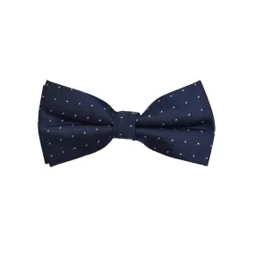 Bow Tie - Navy Pink Micro Polkadot