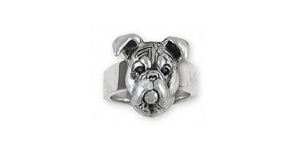 Boxer Jewelry Sterling Silver Handmade Boxer Ring BD32-R