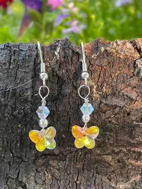 Butterfly Crystal Earrings