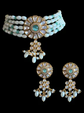 C141 polki choker with earrings ( READY TO SHIP )