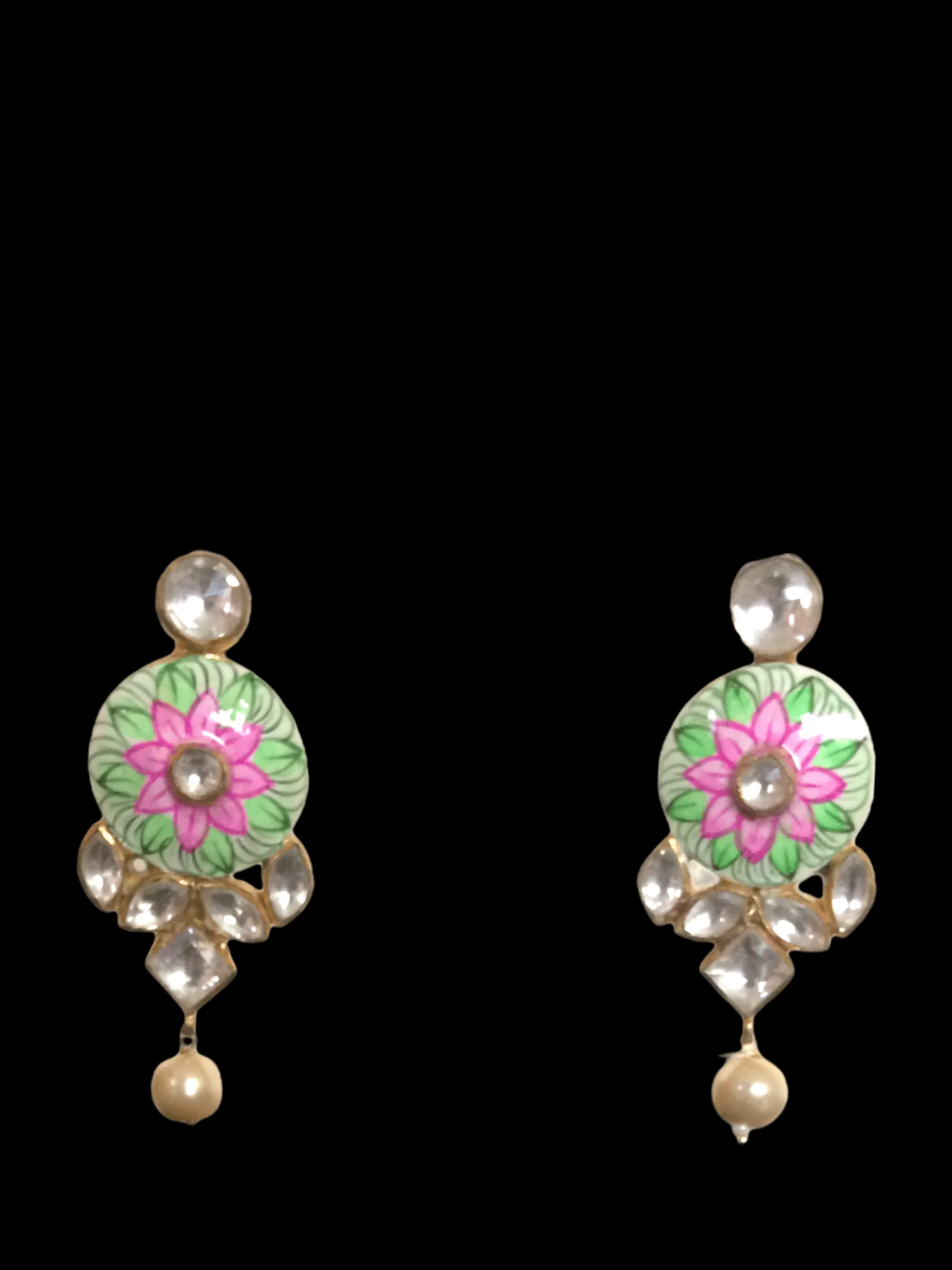 C183 Renuka pachi Kundan and Meenakari choker set ( READY TO SHIP)