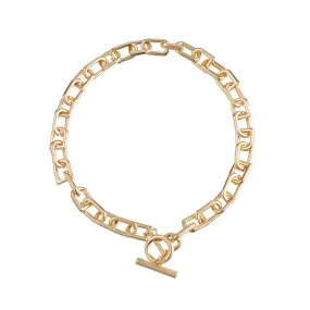 DELPHINE CHOKER - POLISHED GOLD