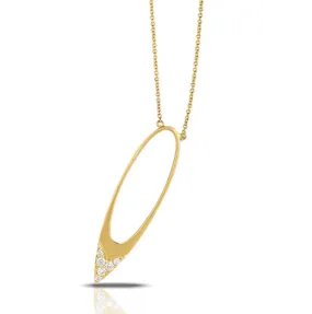 Diamond Open Fame Necklace