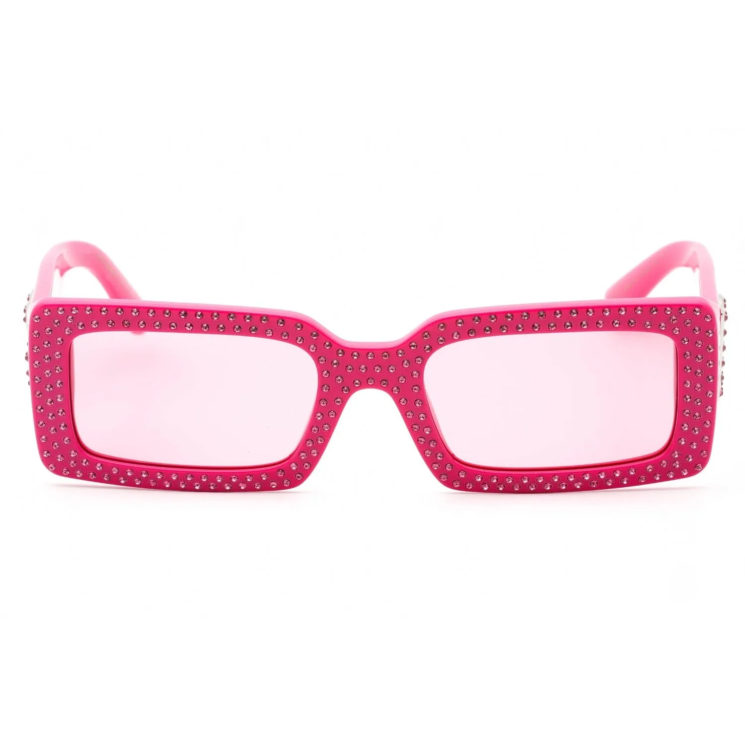 Womens Dolce & Gabbana Fuchsia Pink Gem-Embellished Rose Pink Sunglasses