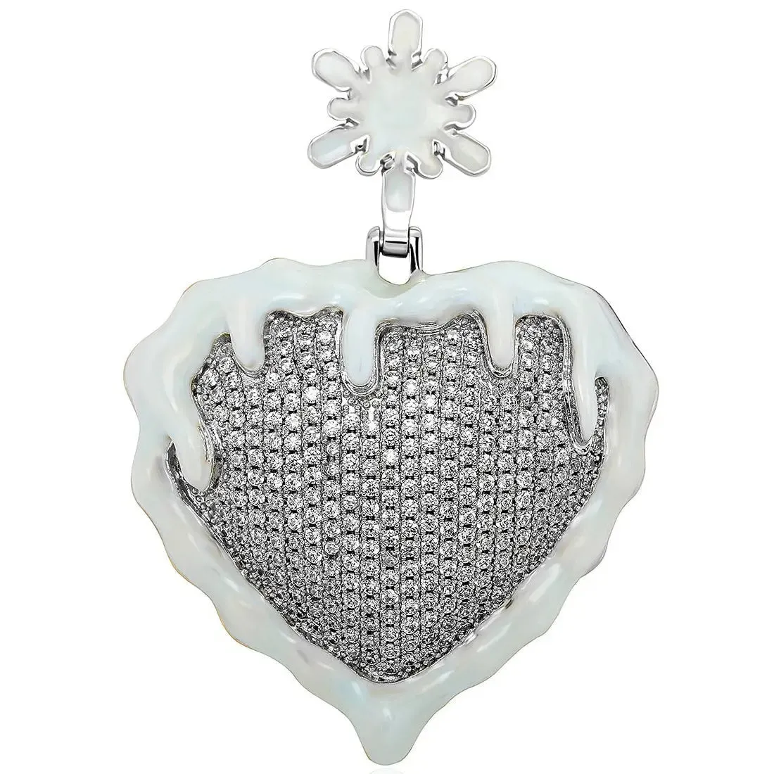 Freezing Diamond Heart Pendant