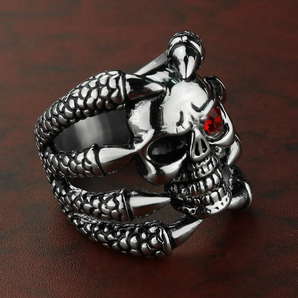 Ghost Hand Skull Ring