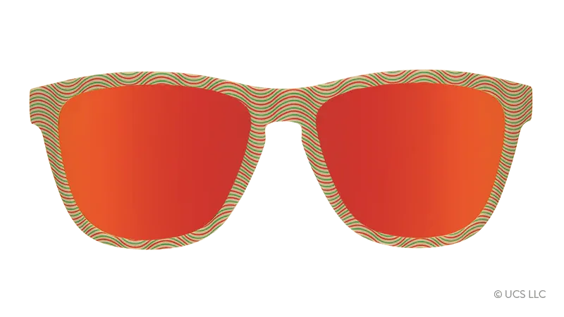 goodr OG Polarized Sunglasses: Dazed and Confused - Evening Emporium Hangs