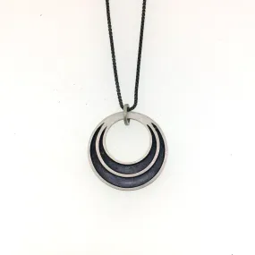 Halo Hinged Necklace SILVER