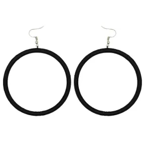 Hoop Embroidery Earrings 08