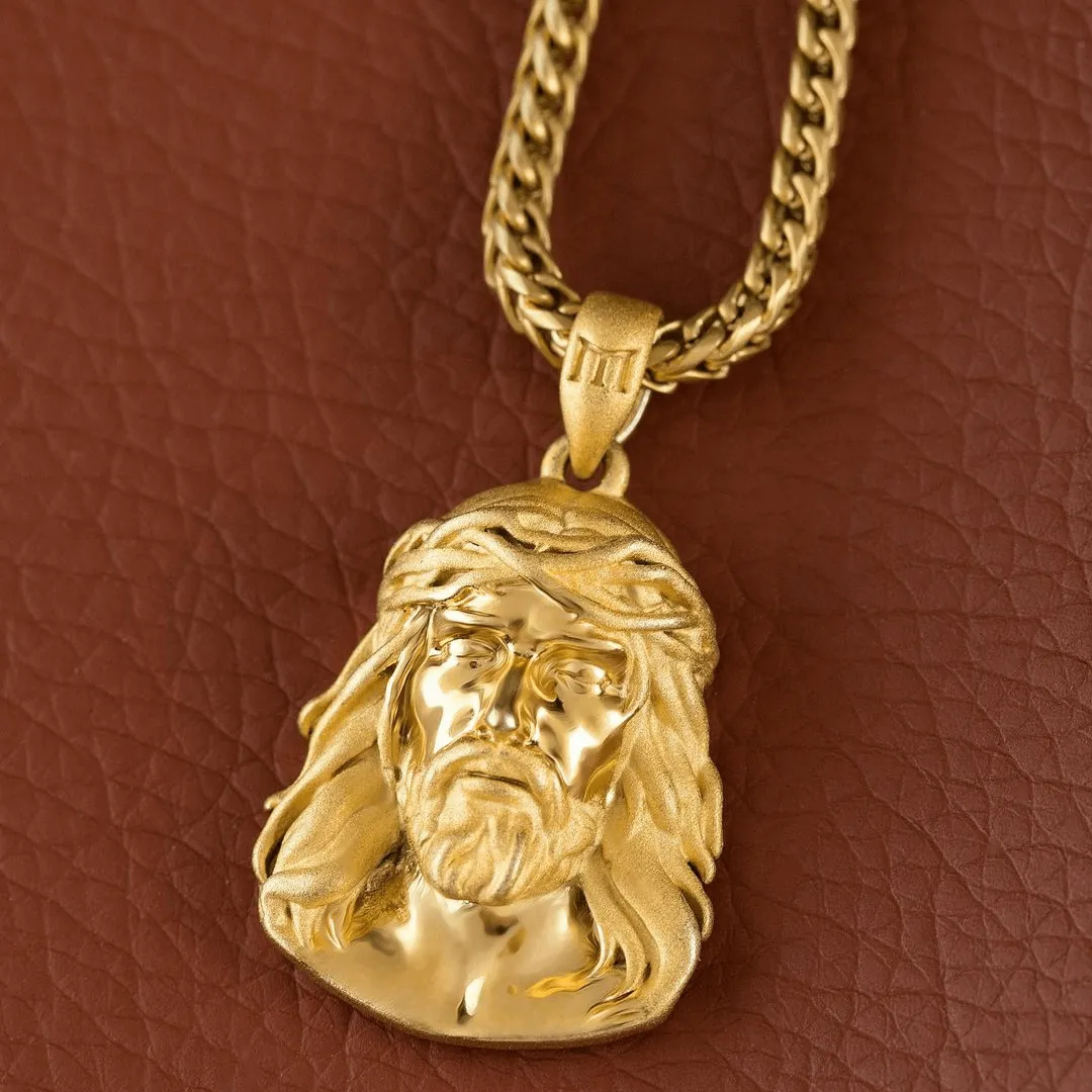 Jesus Pendant - Gold