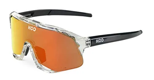 KOO Demos Cycling Sport Sunglasses Zeiss Lens Clear / Red Mirror Lenses