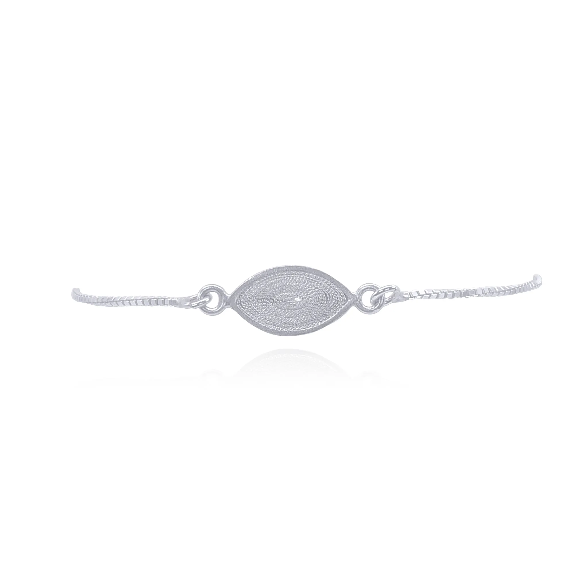 MABELY SILVER ADJUSTABLE BRACELET FILIGREE