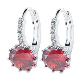 Match Made in Heaven Red Earrings