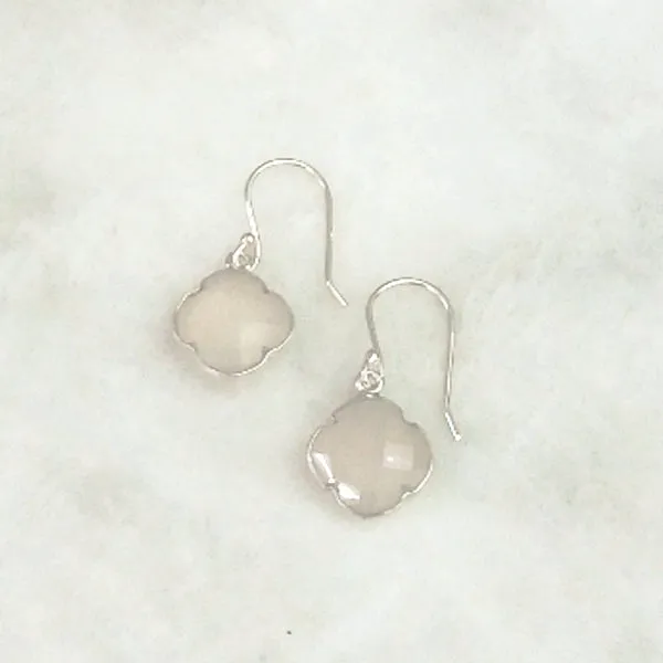 Moonstone Single Drop Hook Earrings