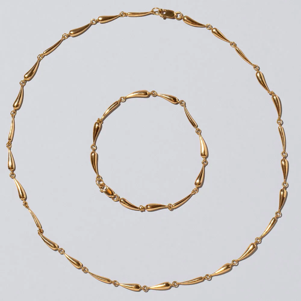 Necklace & Bracelets Set - Accumulation