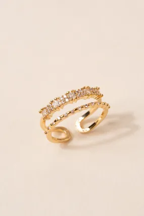 Nova Double Layer Cuff Ring