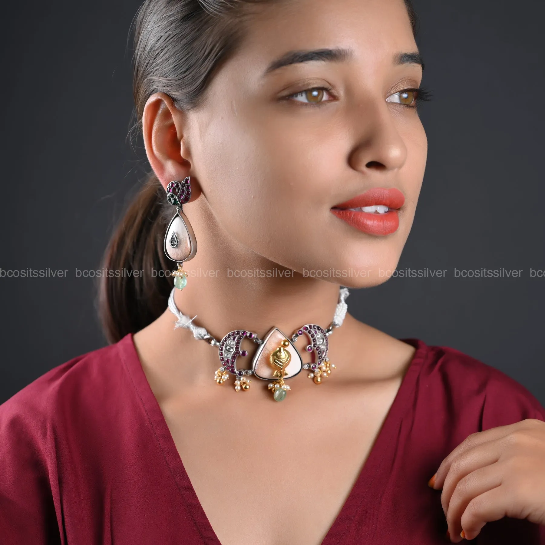 Oxidized Choker - 1182