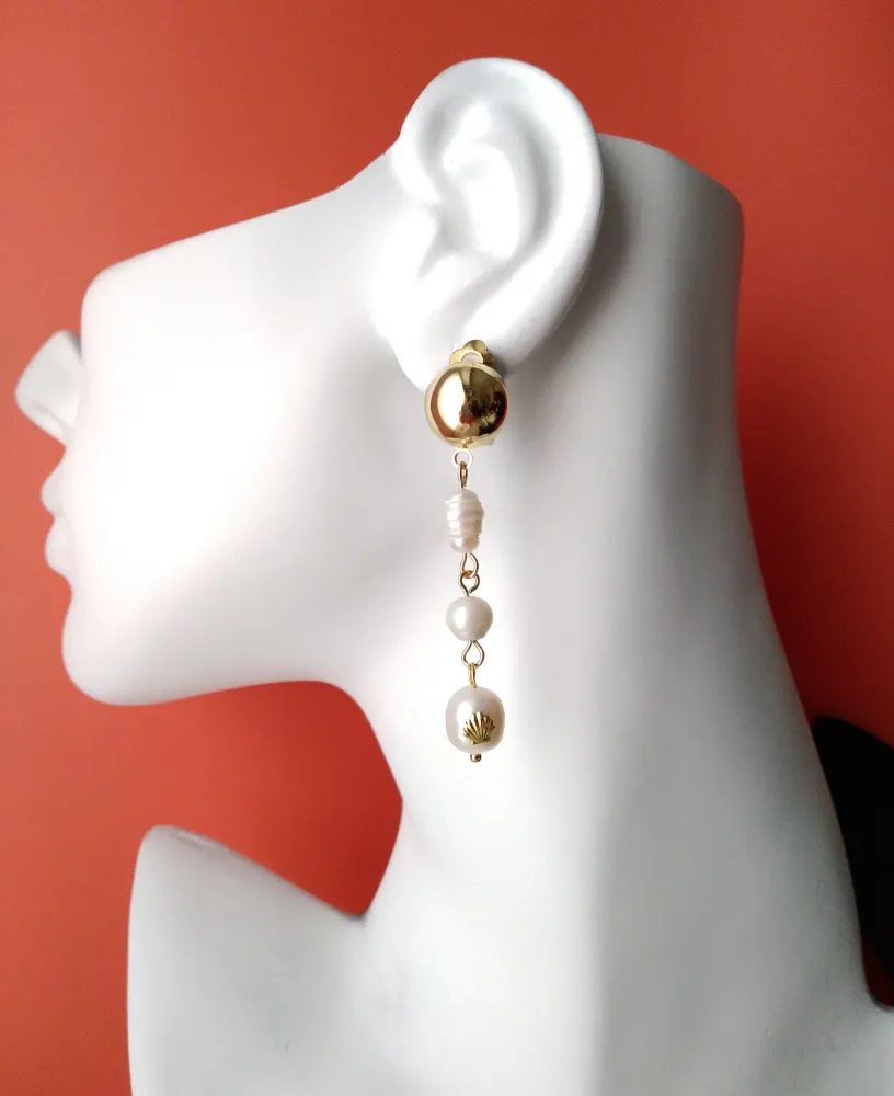 Pearl Drop Ear Cuff