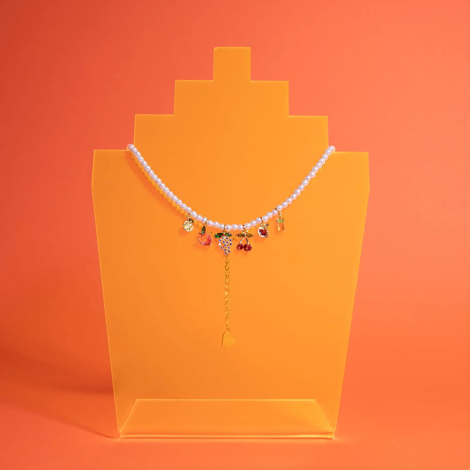 Pearl Fruit Salad Necklace