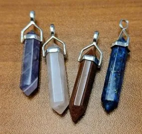 Pendant, Amethyst, DT, SS