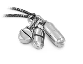 Pills Necklace - Silver