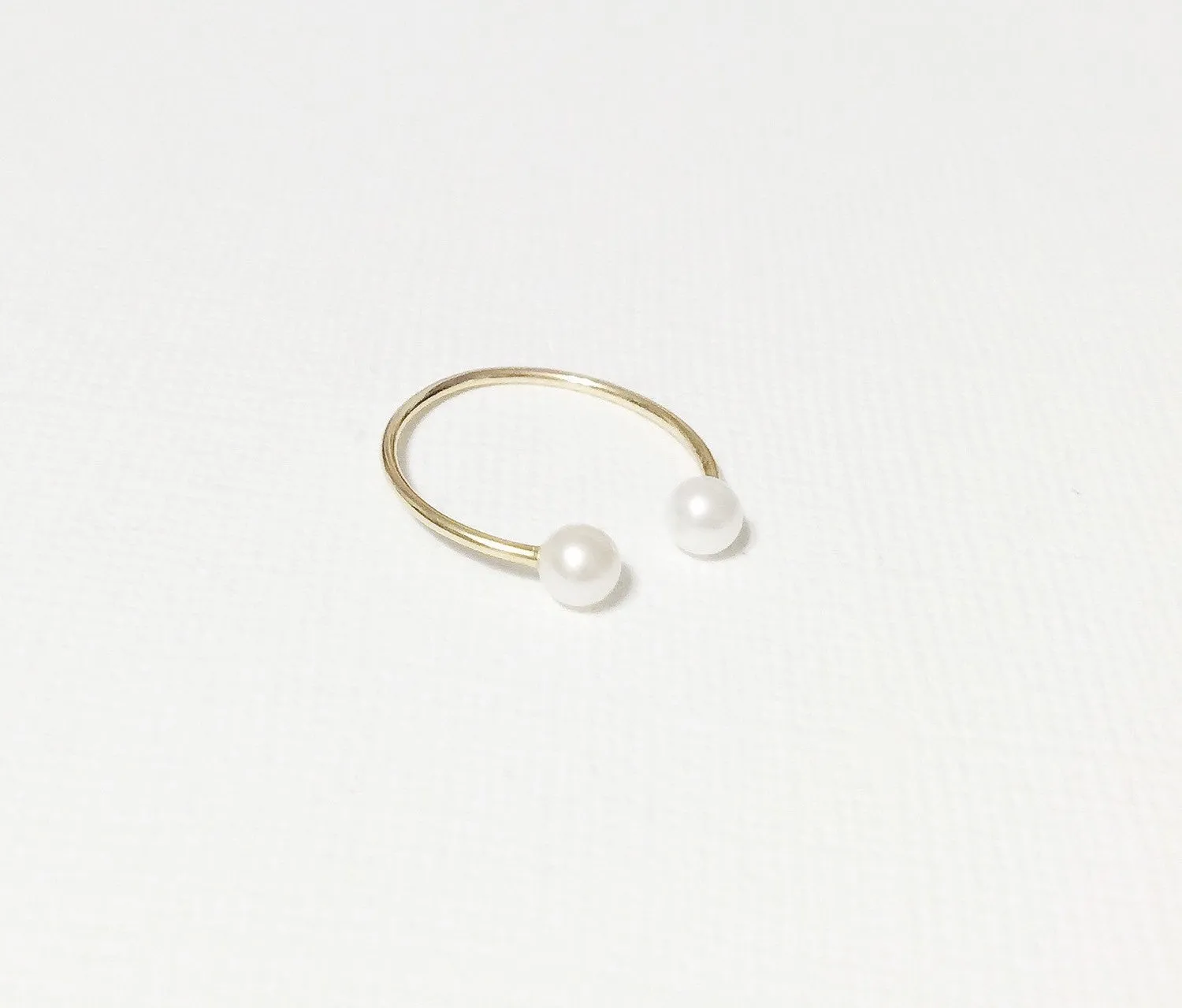 Ring Adora - white pearl  (R142)