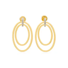 Rudolf Friedmann double oval link Earrings