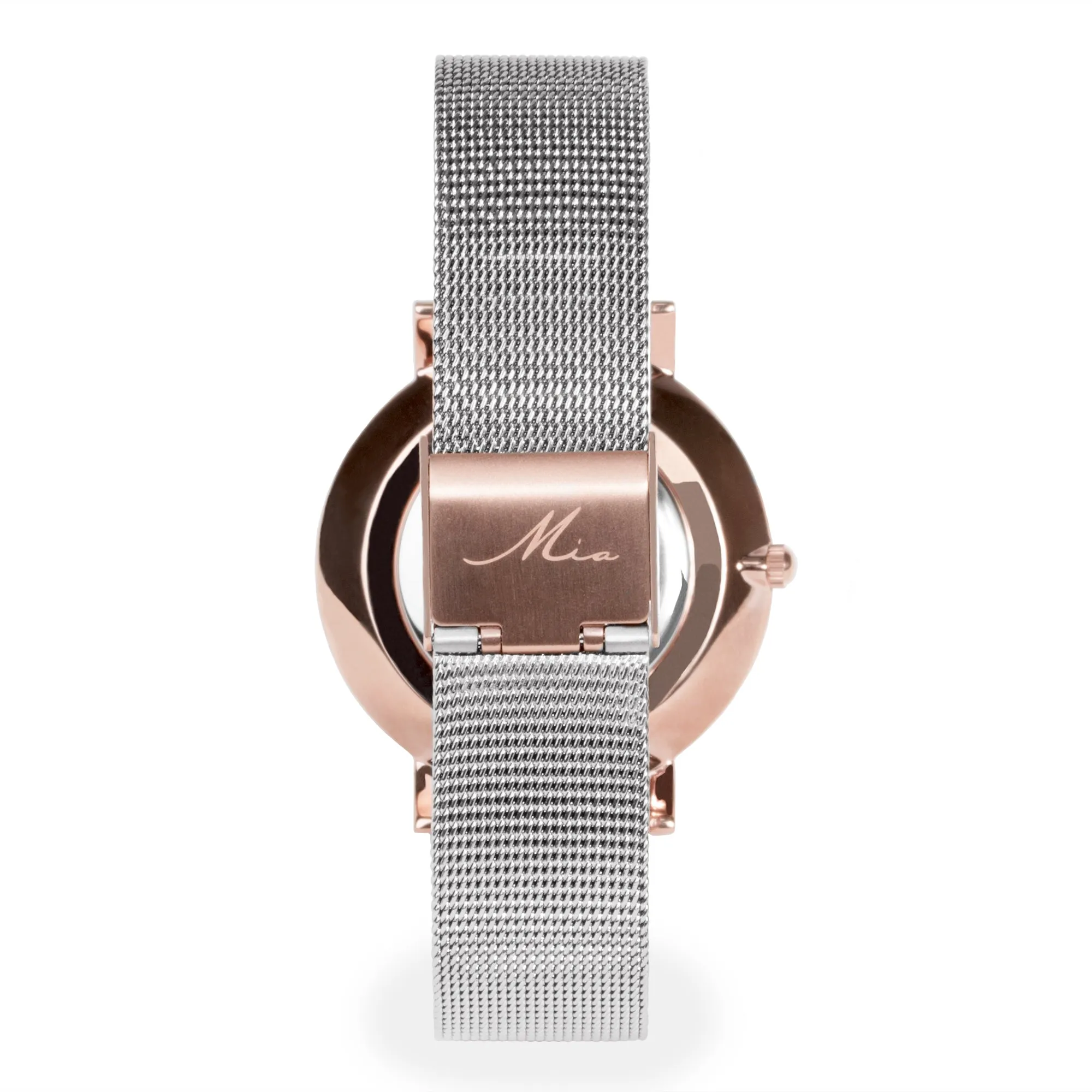 Stainless steel mesh watch