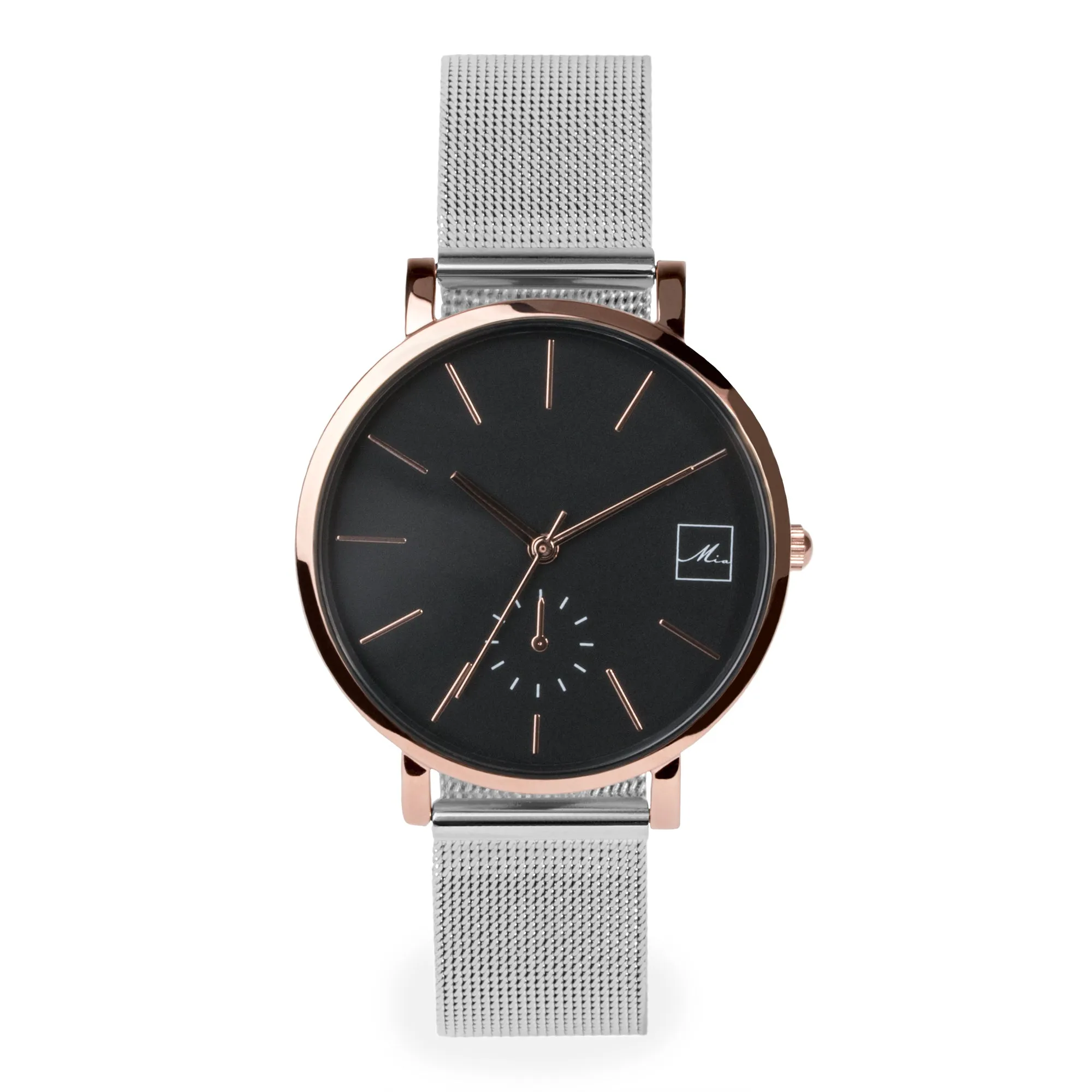 Stainless steel mesh watch