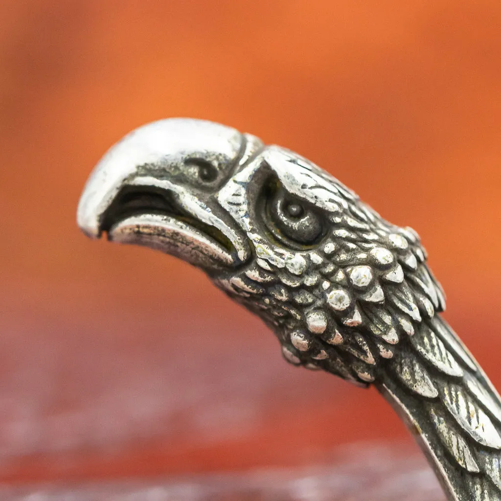 Vedrfolnir Silver Plated Bronze Arm Ring