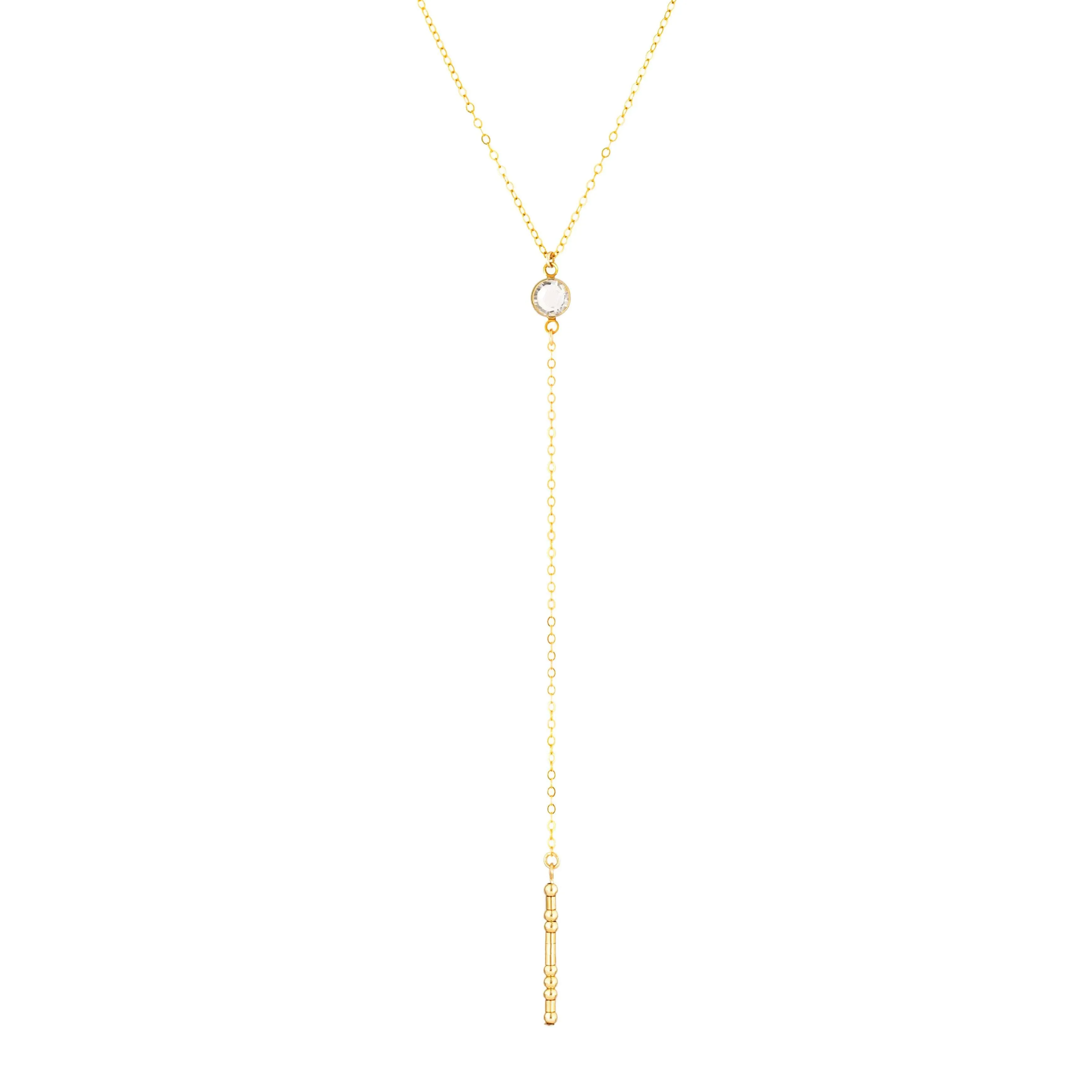 ZARLA - MORSE CODE Y NECKLACE